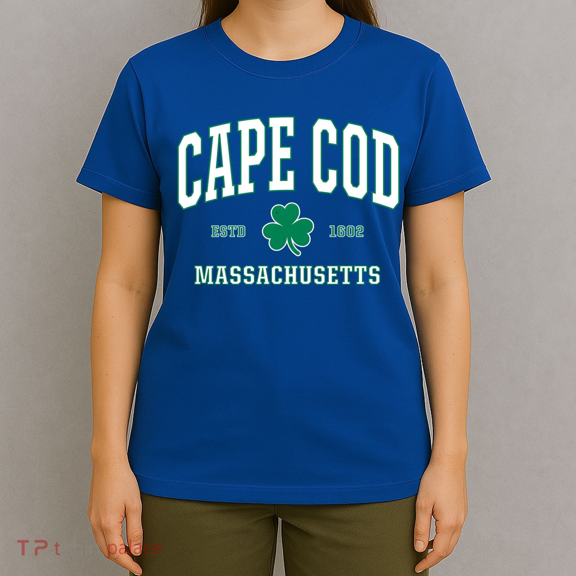 Irish Cape Cod Cute Gift St Patricks Day Gift Mass Usa T-Shirt