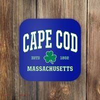 Irish Cape Cod Cute Gift St Patricks Day Gift Mass Usa Coaster thumb 0