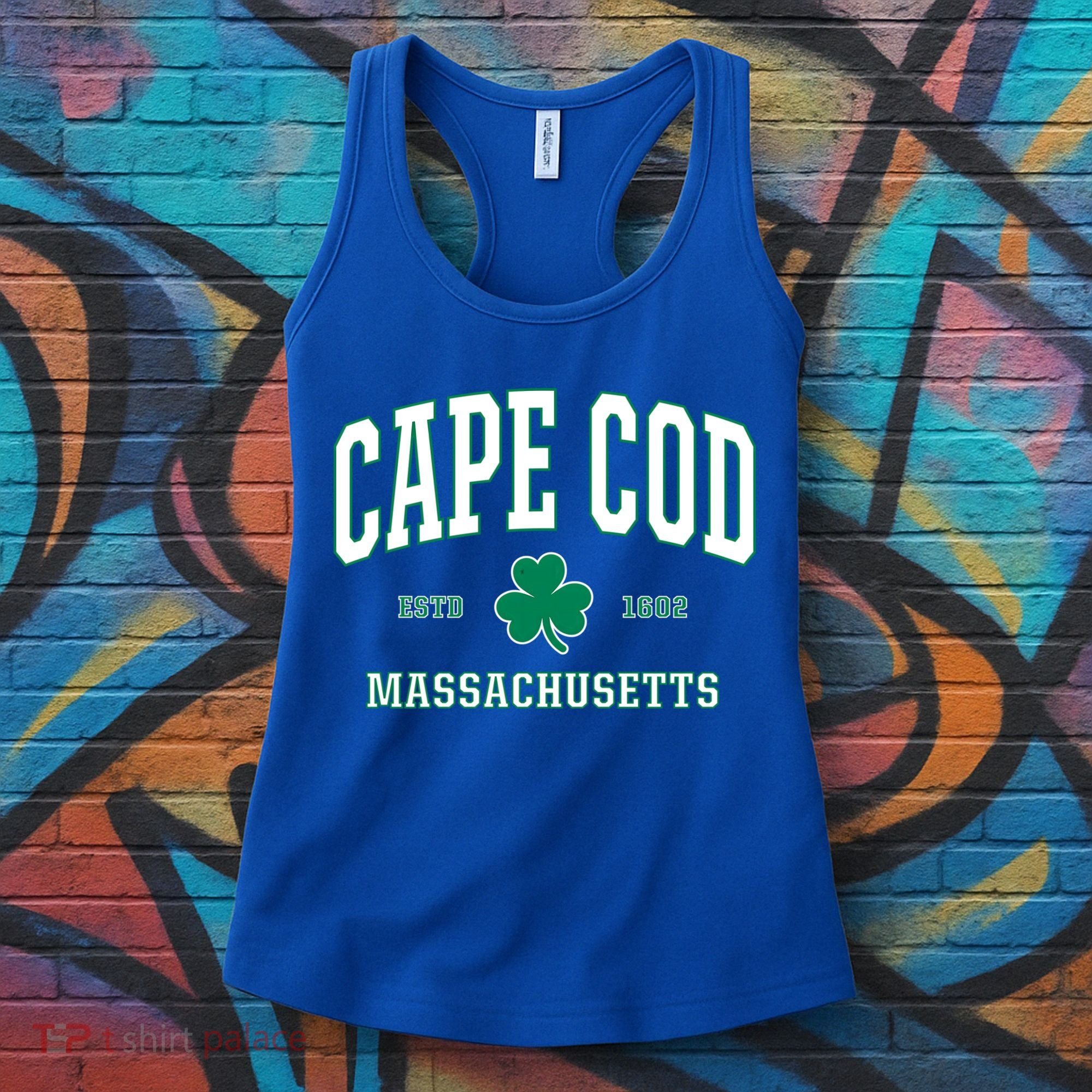 Irish Cape Cod Cute Gift St Patricks Day Gift Mass Usa Women's Tank Top