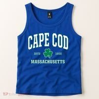 Irish Cape Cod Cute Gift St Patricks Day Gift Mass Usa Tank Top thumb 2