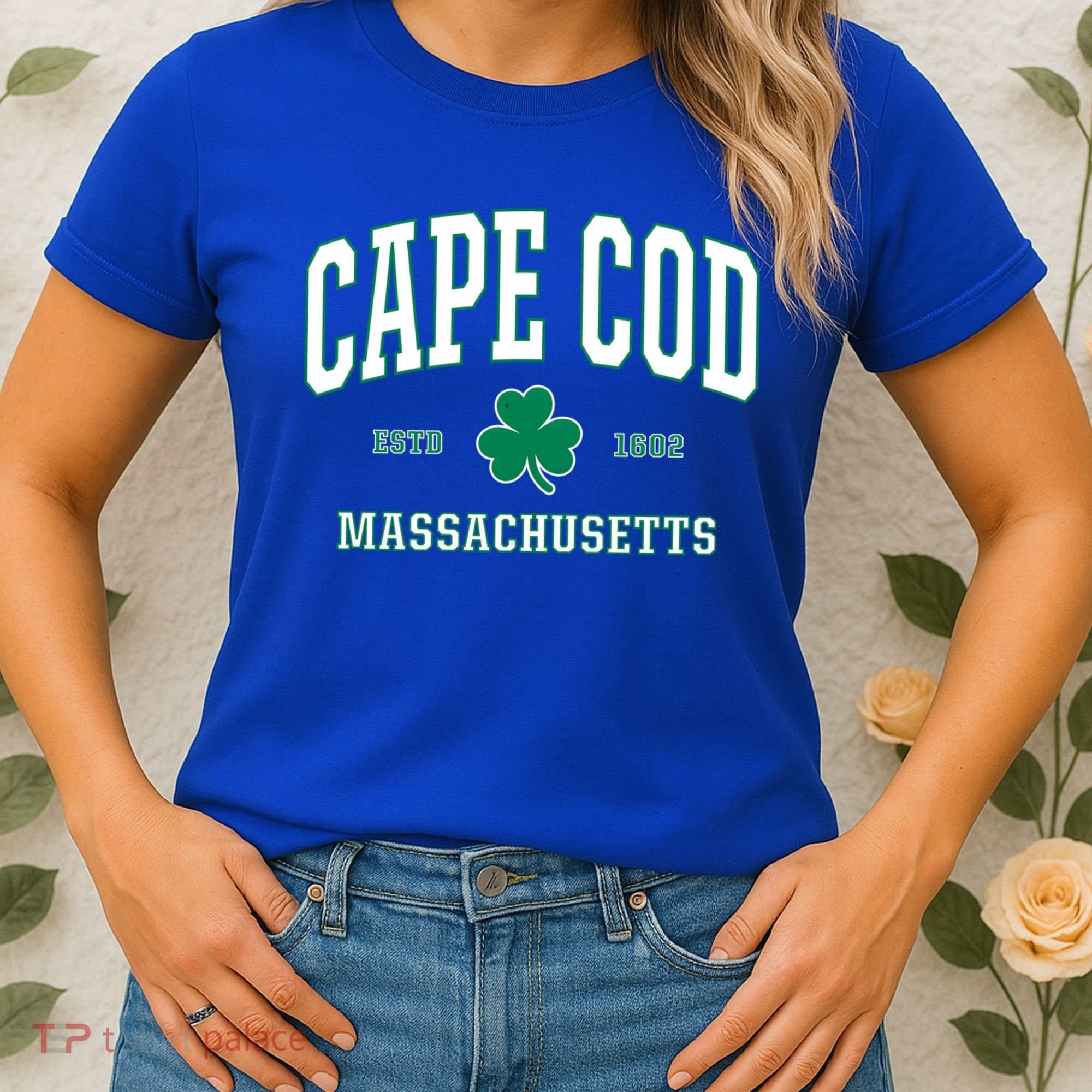 Irish Cape Cod Cute Gift St Patricks Day Gift Mass Usa Women's T-Shirt