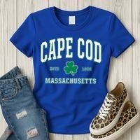 Irish Cape Cod Cute Gift St Patricks Day Gift Mass Usa Women's T-Shirt thumb 3