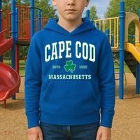 Irish Cape Cod Cute Gift St Patricks Day Gift Mass Usa Kids Hoodie thumb 2