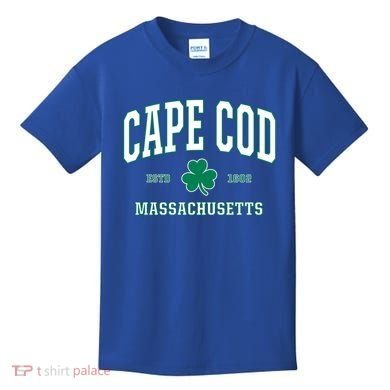 Irish Cape Cod Cute Gift St Patricks Day Gift Mass Usa Kids T-Shirt