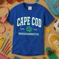 Irish Cape Cod Cute Gift St Patricks Day Gift Mass Usa Kids T-Shirt thumb 3