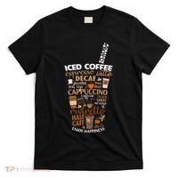Iced Coffee Cup Coffee Lover But First Coffee Espresso Latte T-Shirt thumb 0