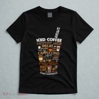Iced Coffee Cup Coffee Lover But First Coffee Espresso Latte T-Shirt thumb 5