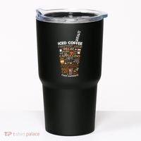 Iced Coffee Cup Coffee Lover But First Coffee Espresso Latte Tumbler thumb 0