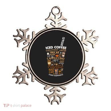 Iced Coffee Cup Coffee Lover But First Coffee Espresso Latte Ornament