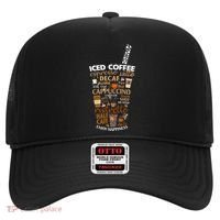 Iced Coffee Cup Coffee Lover But First Coffee Espresso Latte Hat thumb 0