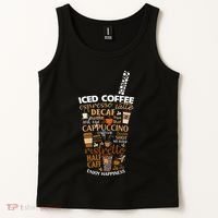 Iced Coffee Cup Coffee Lover But First Coffee Espresso Latte Tank Top thumb 2