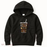 Iced Coffee Cup Coffee Lover But First Coffee Espresso Latte Kids Hoodie thumb 0