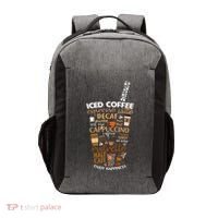 Iced Coffee Cup Coffee Lover But First Coffee Espresso Latte Vector Backpack thumb 0