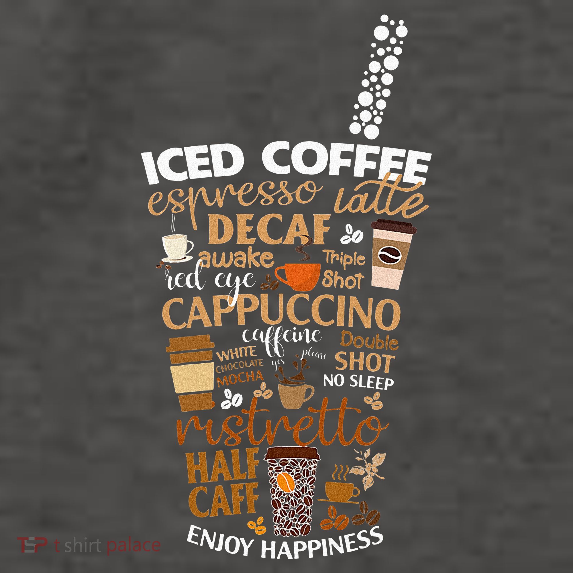 Iced Coffee Cup Coffee Lover But First Coffee Espresso Latte Vector Backpack
