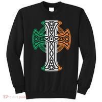 Irish Celtic Cross Christ Celtic Knot Ireland Flag Shamrock Sweatshirt thumb 0