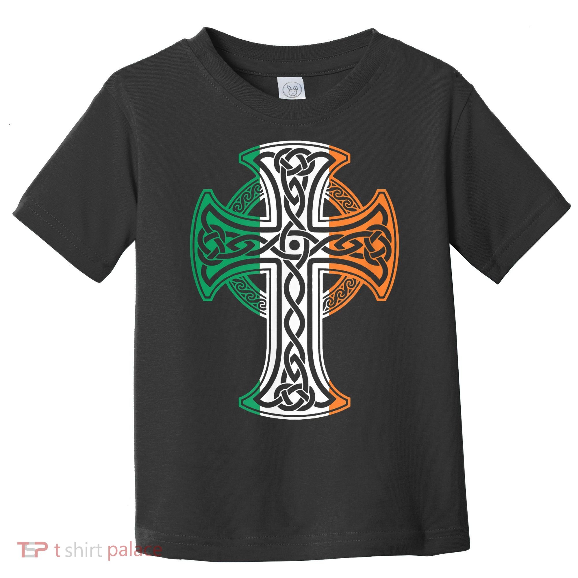 Irish Celtic Cross Christ Celtic Knot Ireland Flag Shamrock Toddler T-Shirt
