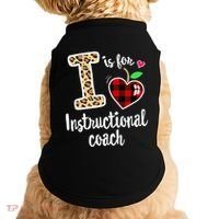 Instructional Coach Crew Back To School Matching Group Cute Gift Doggie Tank thumb 0
