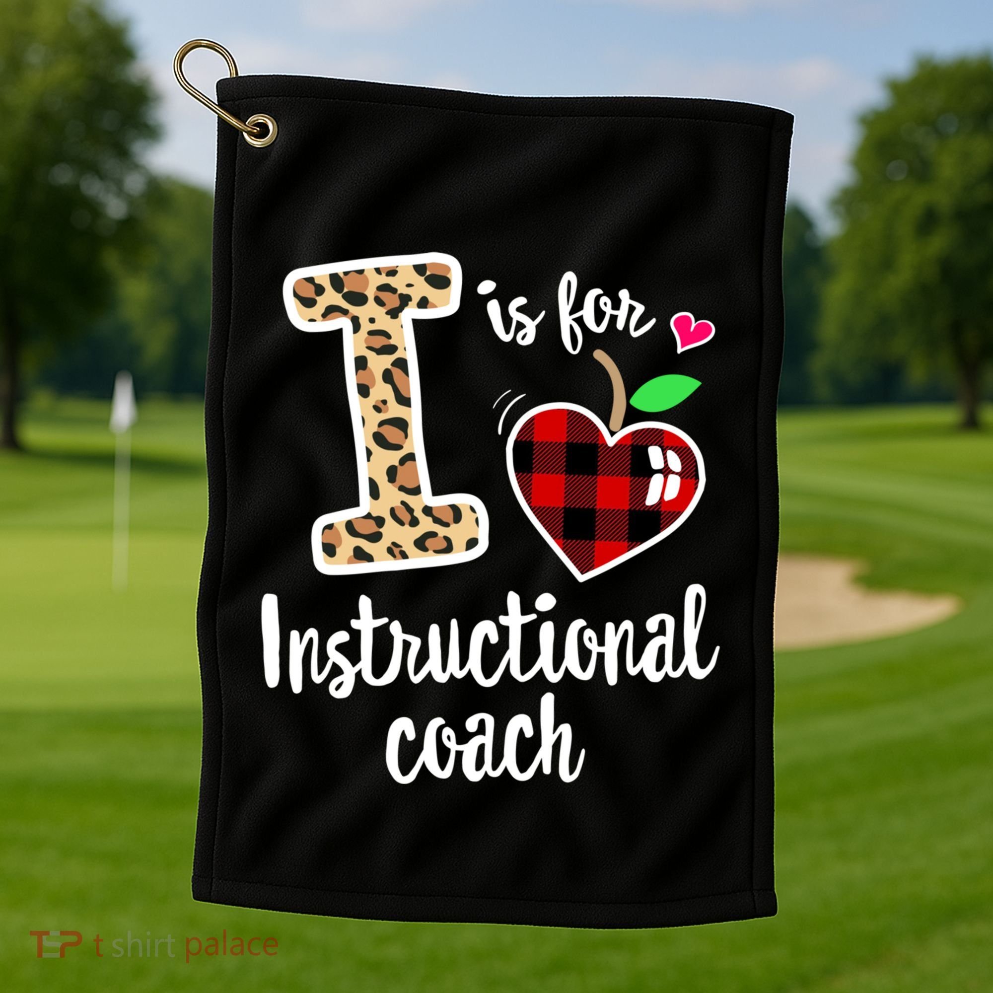 Instructional Coach Crew Back To School Matching Group Cute Gift Golf Towel