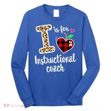 Instructional Coach Crew Back To School Matching Group Cute Gift Long Sleeve Shirt