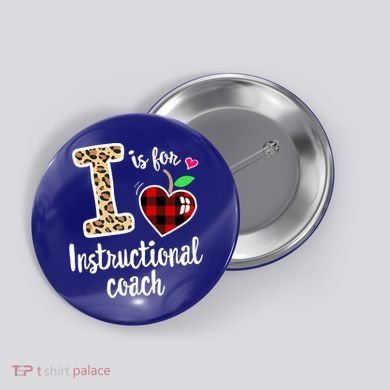 Instructional Coach Crew Back To School Matching Group Cute Gift Button