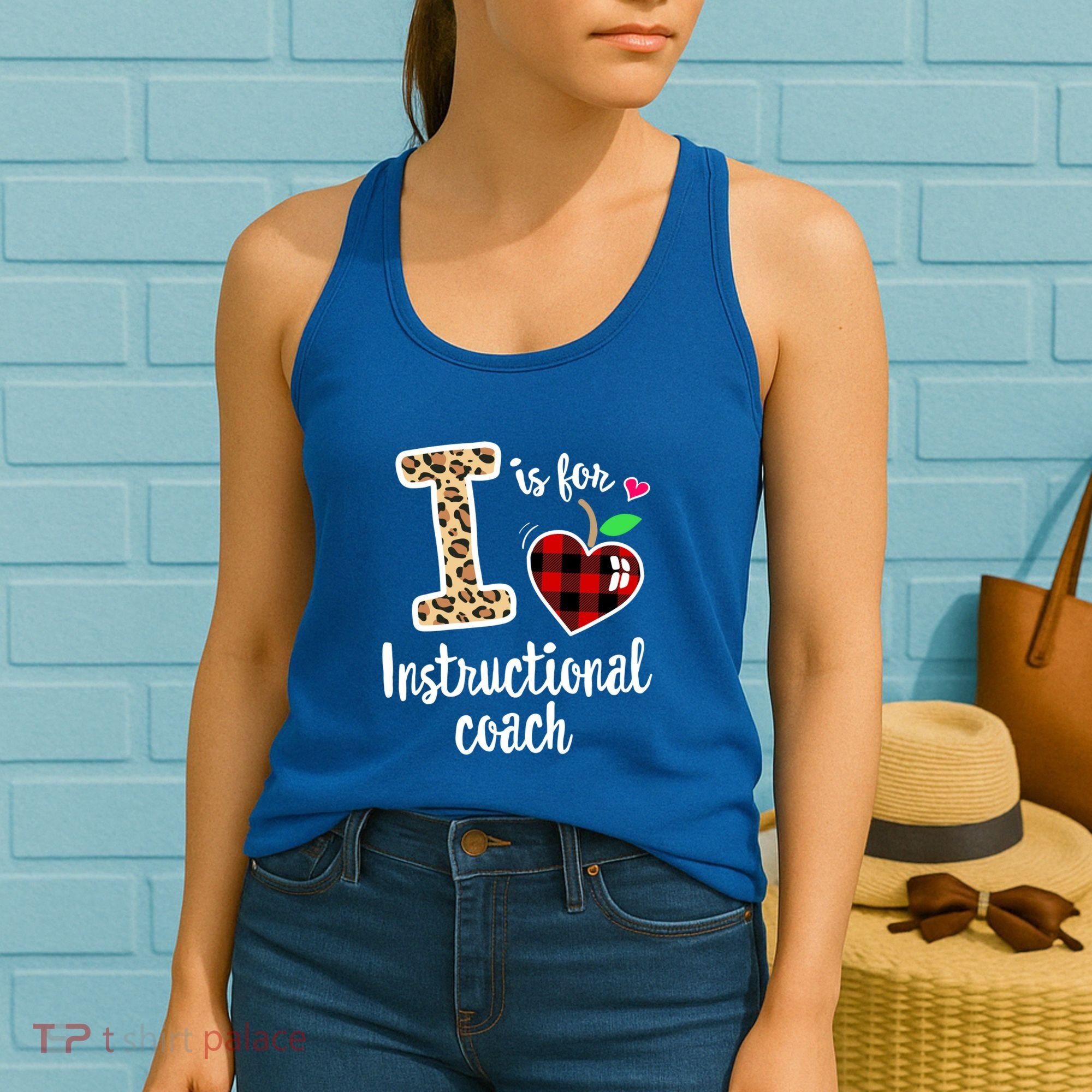 Instructional Coach Crew Back To School Matching Group Cute Gift Women's Tank Top