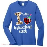 Instructional Coach Crew Back To School Matching Group Cute Gift Women's Long Sleeve Shirt thumb 0