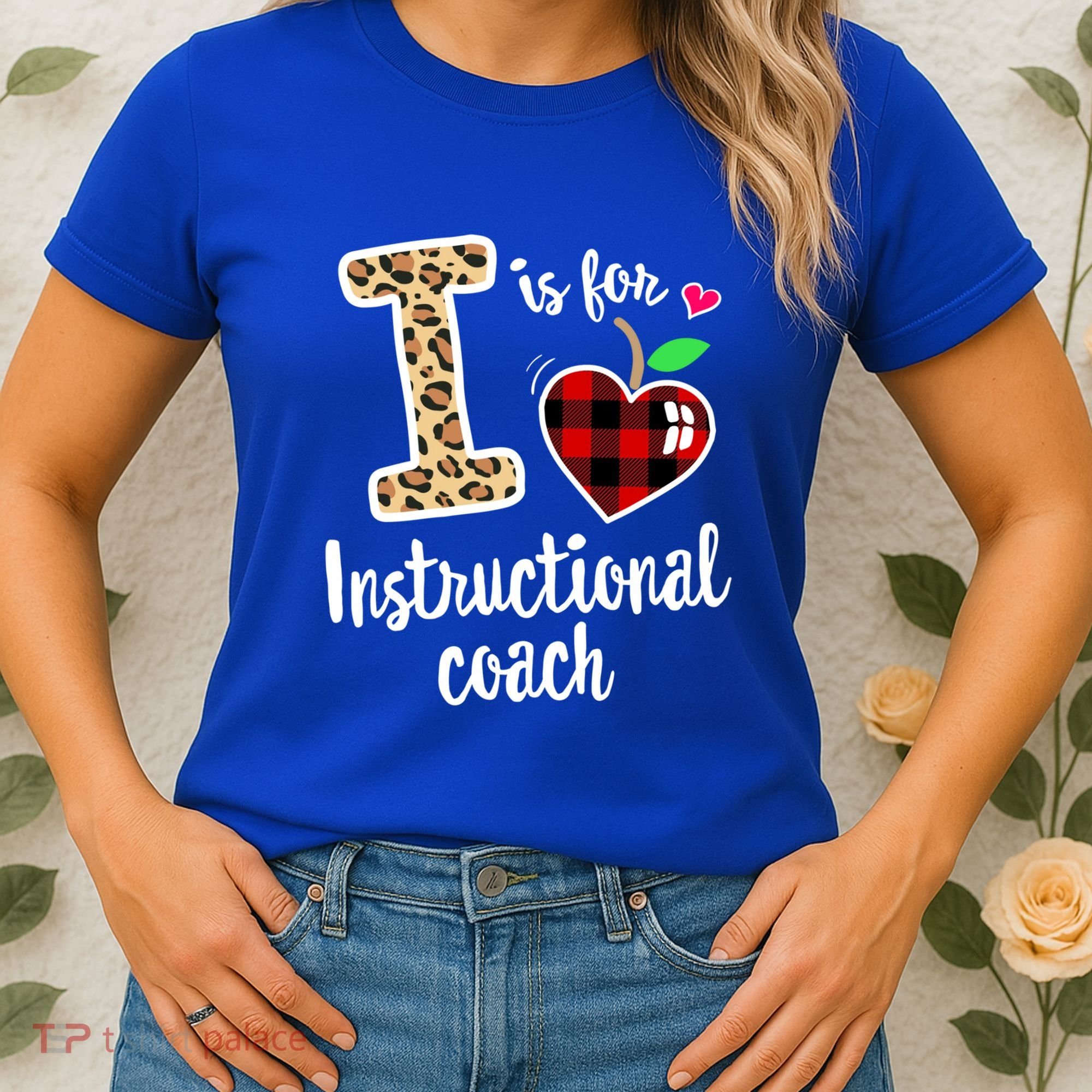 Instructional Coach Crew Back To School Matching Group Cute Gift Women's T-Shirt