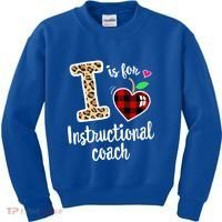 Instructional Coach Crew Back To School Matching Group Cute Gift Kids Sweatshirt thumb 0