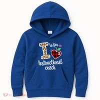 Instructional Coach Crew Back To School Matching Group Cute Gift Kids Hoodie thumb 0