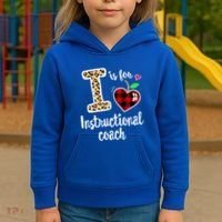 Instructional Coach Crew Back To School Matching Group Cute Gift Kids Hoodie thumb 3
