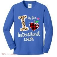 Instructional Coach Crew Back To School Matching Group Cute Gift Kids Long Sleeve Shirt thumb 0
