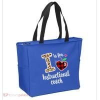 Instructional Coach Crew Back To School Matching Group Cute Gift Tote Bag thumb 2