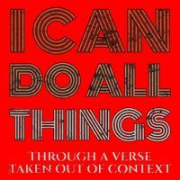 I Can Do All Things Through A Verse Taken Out Of Context Santa Hat thumb 1