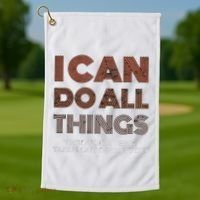 I Can Do All Things Through A Verse Taken Out Of Context Golf Towel thumb 1