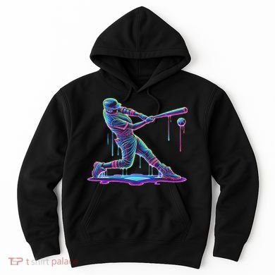Ice Cream Drip Baseball Bat Baseball Player Hoodie