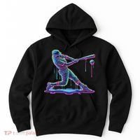 Ice Cream Drip Baseball Bat Baseball Player Hoodie thumb 0