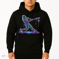 Ice Cream Drip Baseball Bat Baseball Player Hoodie thumb 2