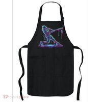 Ice Cream Drip Baseball Bat Baseball Player Apron thumb 0