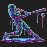 Ice Cream Drip Baseball Bat Baseball Player Beanie thumb 2