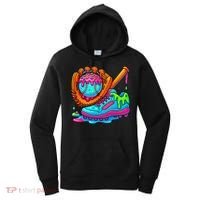 Ice Cream Drip Baseball Stuff Baseball Dripping For Women's Hoodie thumb 0
