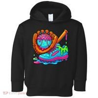 Ice Cream Drip Baseball Stuff Baseball Dripping For Toddler Hoodie thumb 0