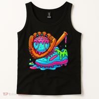 Ice Cream Drip Baseball Stuff Baseball Dripping For Tank Top thumb 2