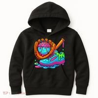 Ice Cream Drip Baseball Stuff Baseball Dripping For Kids Hoodie thumb 0