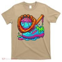 Ice Cream Drip Baseball Stuff Baseball Dripping For T-Shirt thumb 0