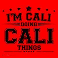 Im Cali Doing Cali Things Santa Hat thumb 1