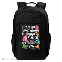 I Can Do All Things Through Christ Who Strengthens Me Bible Great Gift Backpack thumb 0