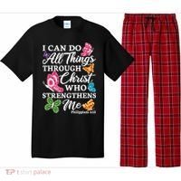 I Can Do All Things Through Christ Who Strengthens Me Bible Great Gift Pajama Set thumb 0