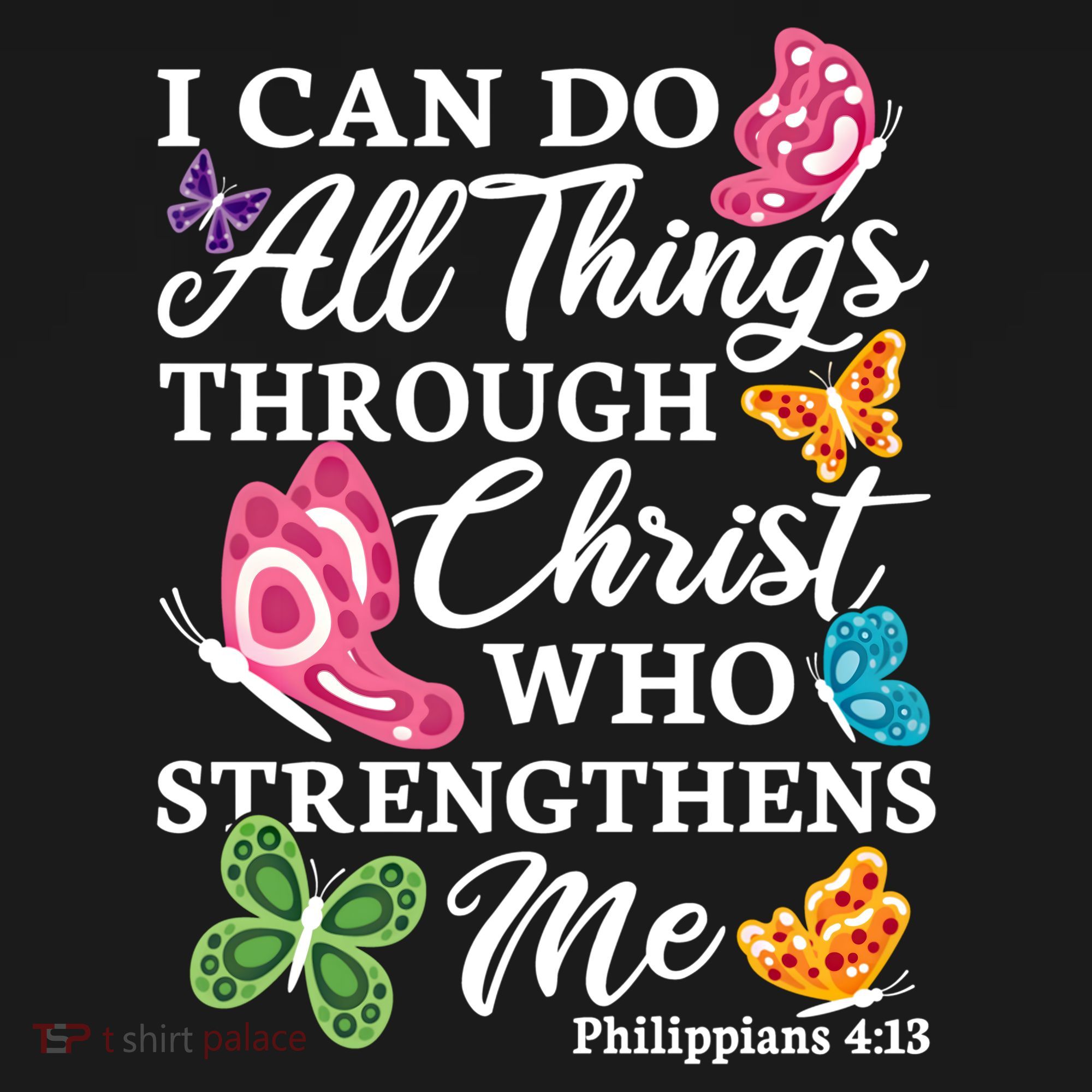I Can Do All Things Through Christ Who Strengthens Me Bible Great Gift Women's Hoodie