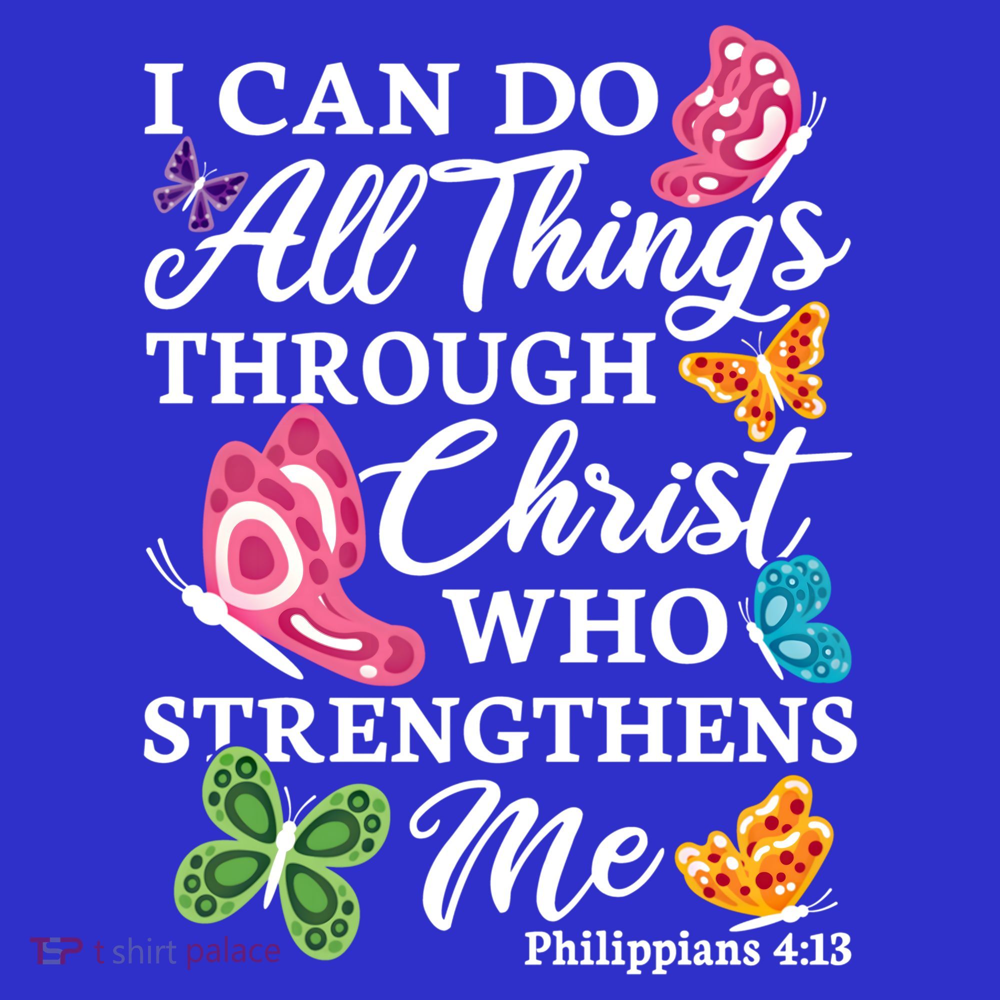 I Can Do All Things Through Christ Who Strengthens Me Bible Great Gift Women's Tank Top