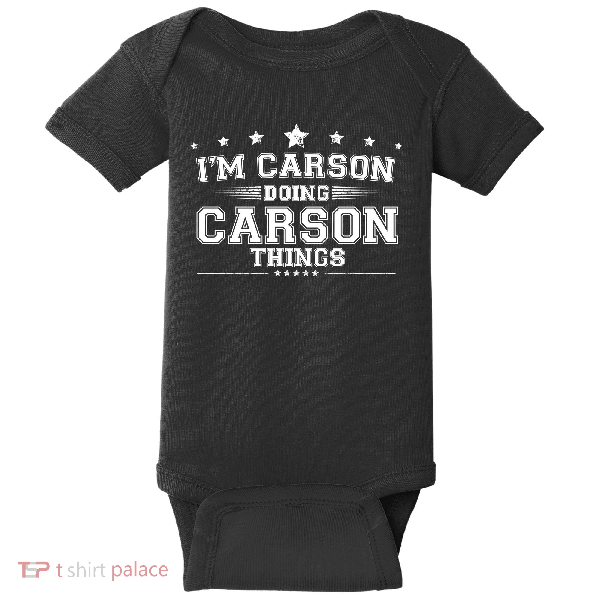 Im Carson Doing Carson Things Baby Bodysuit